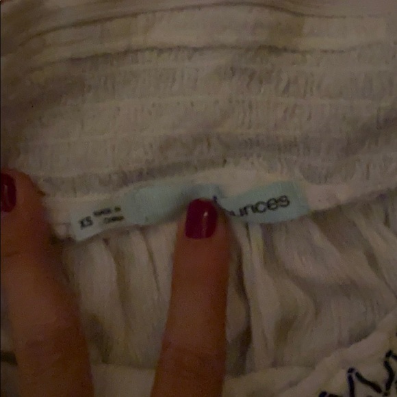 White off the shoulder top - Picture 2 of 2